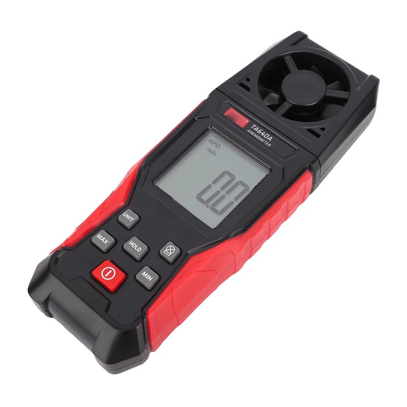 Handheld Digital Anemometer Wind Speed Meter with LCD Backlight for Wind Velocity and Temperature Measurement - Image 4