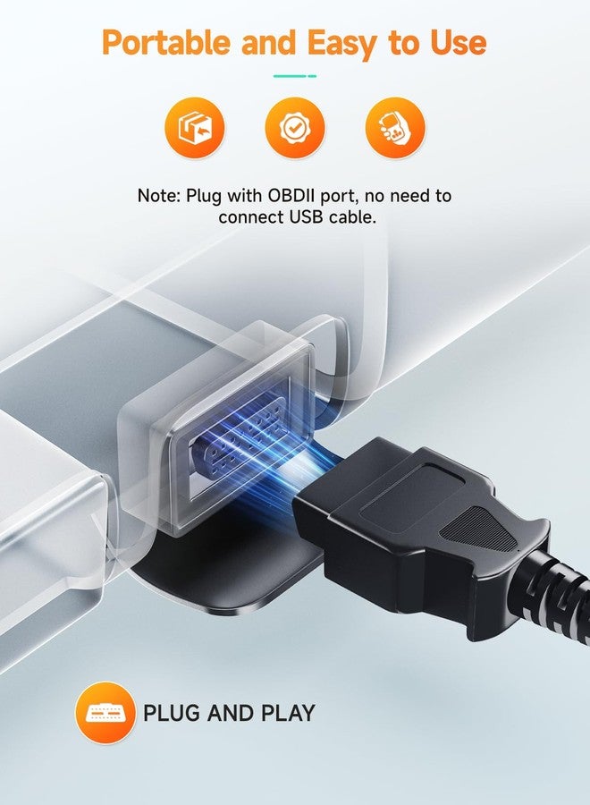 أنسيل جهاز فحص أعطال السيارات ANCEL AD410 المحسّن OBD2، قارئ أكواد السيارات، يمسح ضوء المحرك فورًا، جهاز فحص أعطال السيارات OBD II، أداة فحص شاملة لجميع مركبات OBDII موديلات 1996 وما بعدها، أسود/أصفر - Image 5