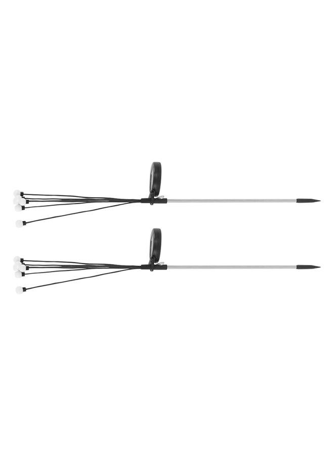 NIBEMINENT 2 Sets Solar Powered Firefly Lights Outdoor Waterproof Solar Garden Lights for Lawn Outdoor Starburst Swaying Lights  - Image 3