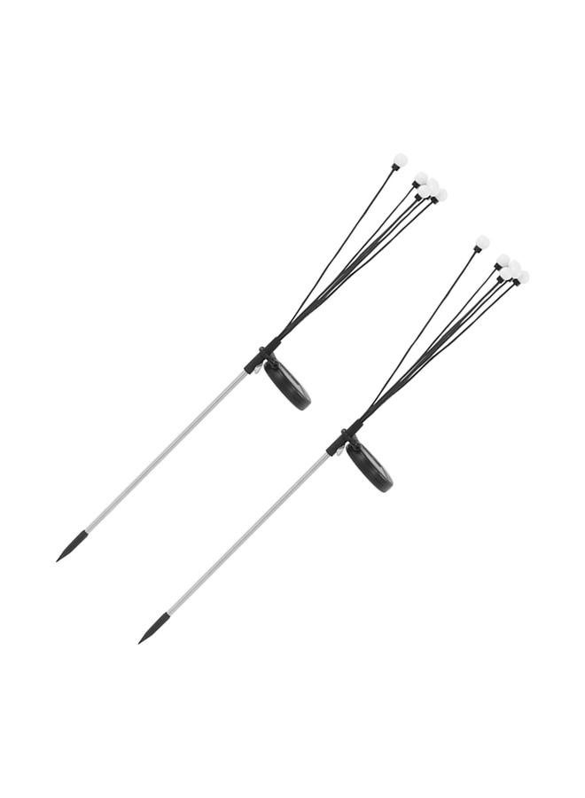 NIBEMINENT 2 Sets Solar Powered Firefly Lights Outdoor Waterproof Solar Garden Lights for Lawn Outdoor Starburst Swaying Lights  - Image 4