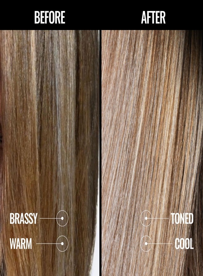 Pravana The Perfect Blonde Purple Toning Conditioner | Neutralizes Brassy, Yellow Tones | For Color Treated Hair | Chromasilk Enhances Shine & Protection | Vegan, Paraben & Sulfate Free | 10 Fl Oz - Image 3