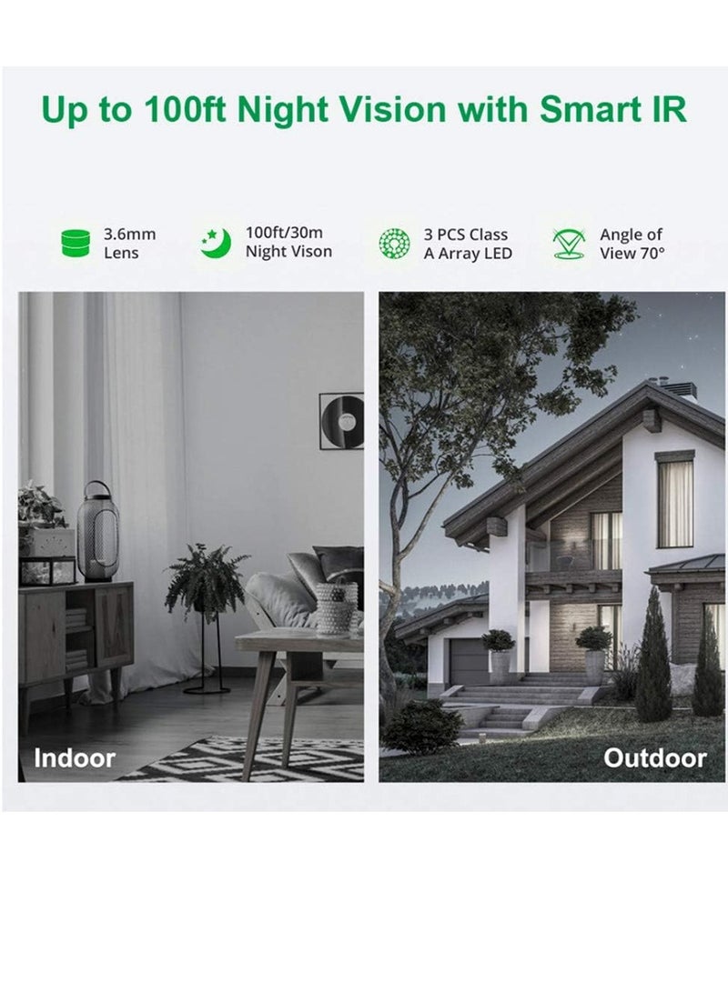 Bullet Camera Video Surveillance WiFi Aottom 8CH Video Surveillance WiFi Surveillance Cameras - 8ch NVR Kit + 4pcs 720P Camera, Night Vision, Motion Detection, E-mail Alarm, P2P, No HDD - Image 5