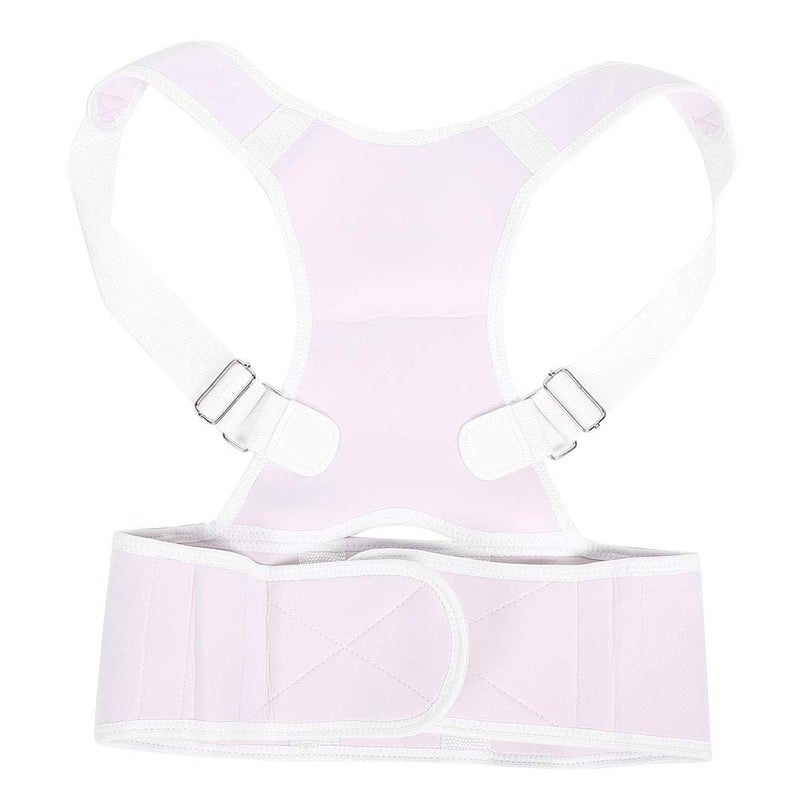woobles Back Brace Posture Corrector Back Straightener Shoulder Posture Supporter Hunchback Correction Belt Kyphosis Corrector Breathable and Comfortable for Men and Women White(XXL) - Image 3