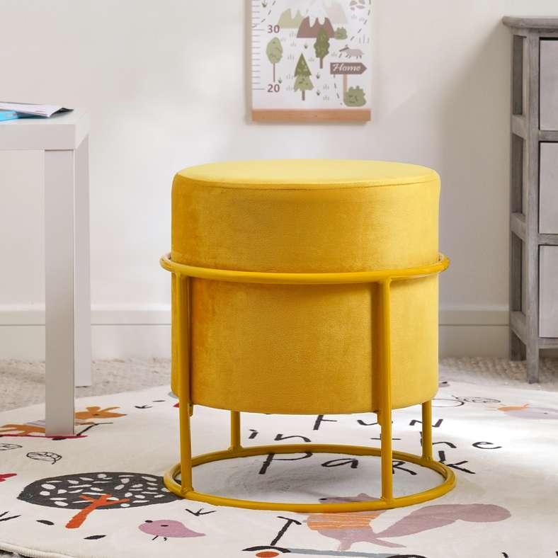 Pan Home كرسي محمول أصفر للأطفال