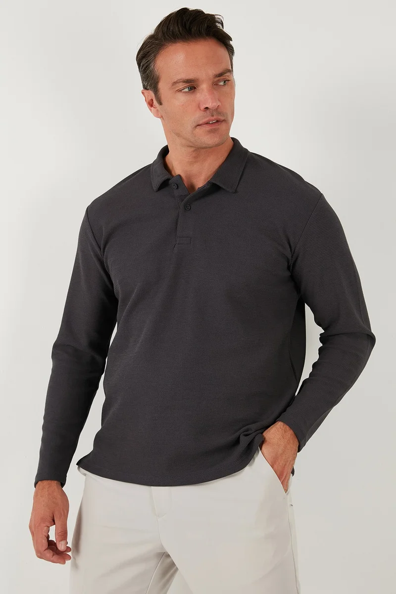 Buratti Cotton Regular Fit Polo Neck Sweat Men's Sweat 5905715