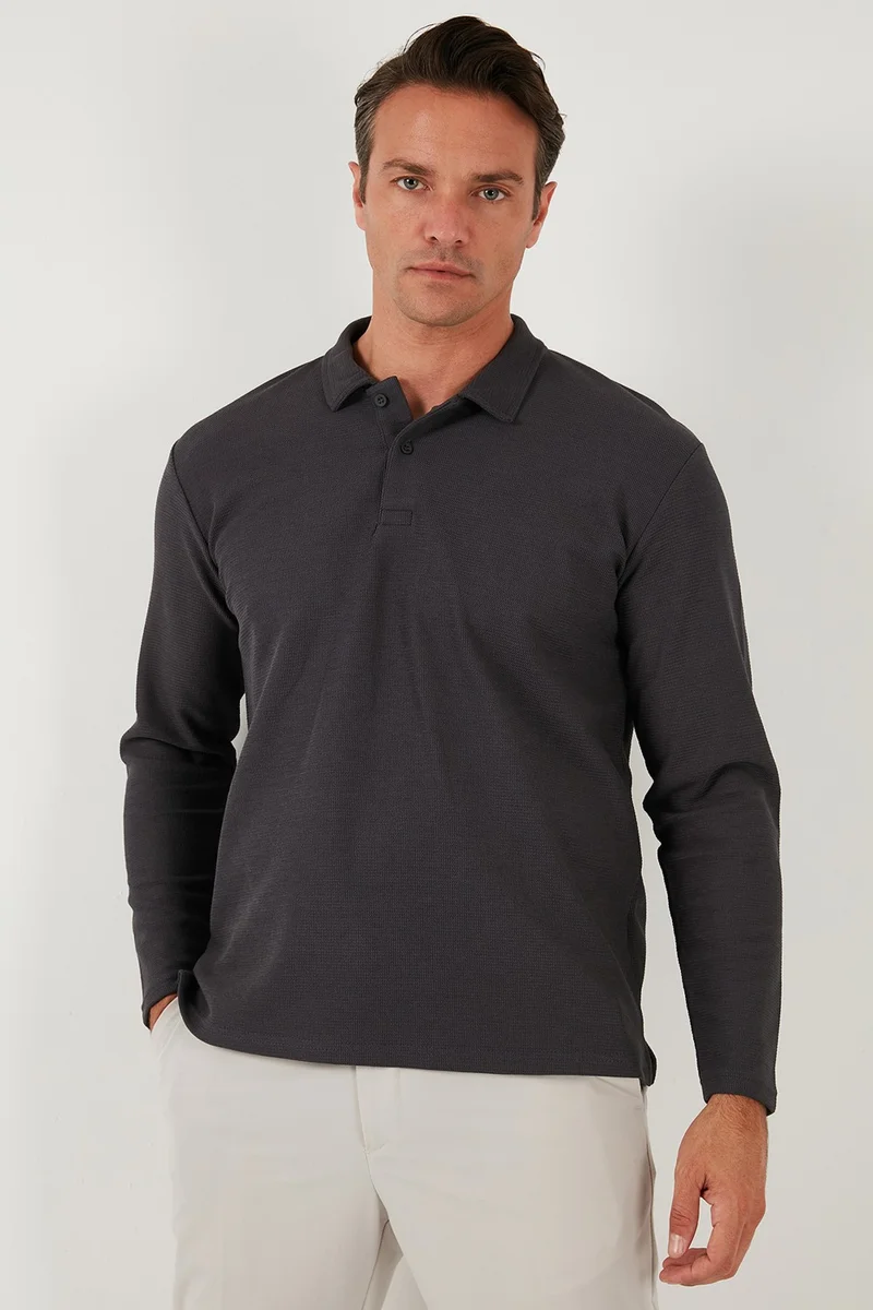 Buratti Cotton Regular Fit Polo Neck Sweat Men's Sweat 5905715