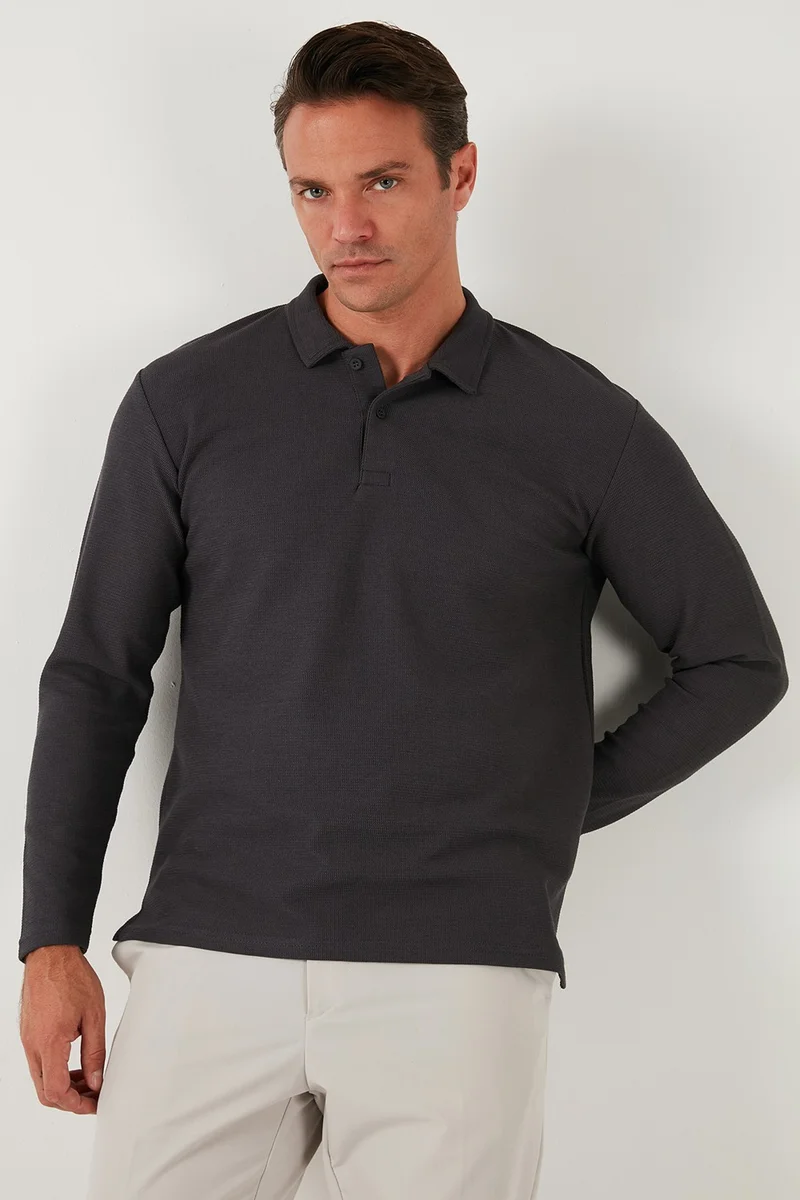 Buratti Cotton Regular Fit Polo Neck Sweat Men's Sweat 5905715