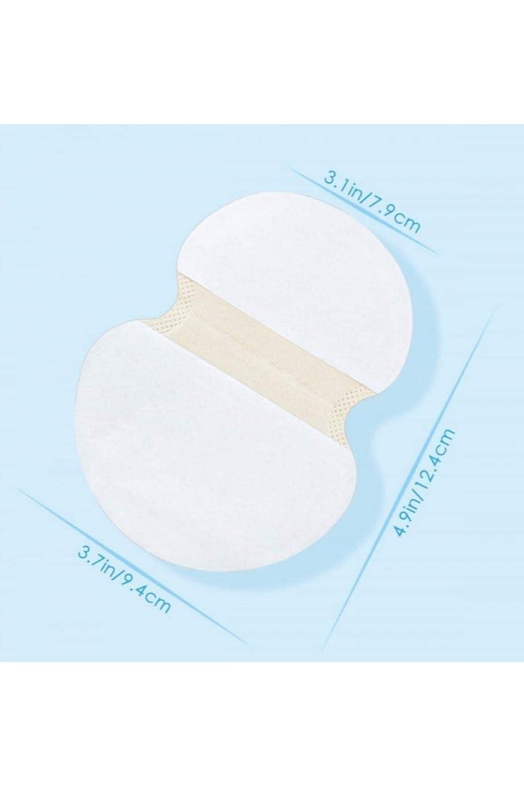 KHAJUL 50 Pcs Underarm Sweat Pads,Disposable Armpit Pads for Sweating,Thin Antis Sweat Pad Absorbing Patch,Comfortable Unflavored,Non Visible,Armpit Protection,Disposable Underarm Pads for Women Men - Image 2