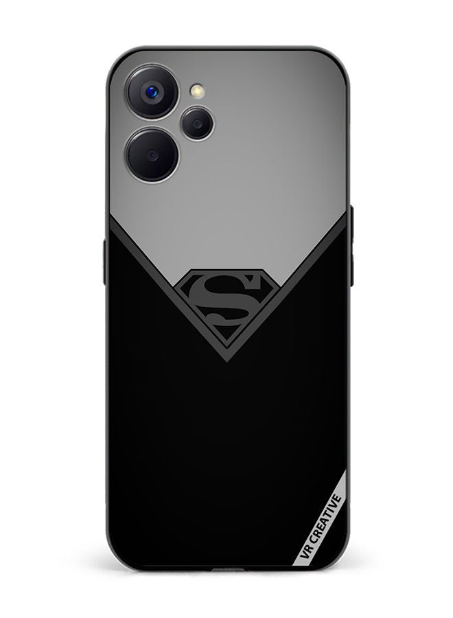 VR CREATIVE غطاء حماية لهاتف ريلمي 10 5G بتصميم سوبرمان بسيط متعدد الألوان - Image 1