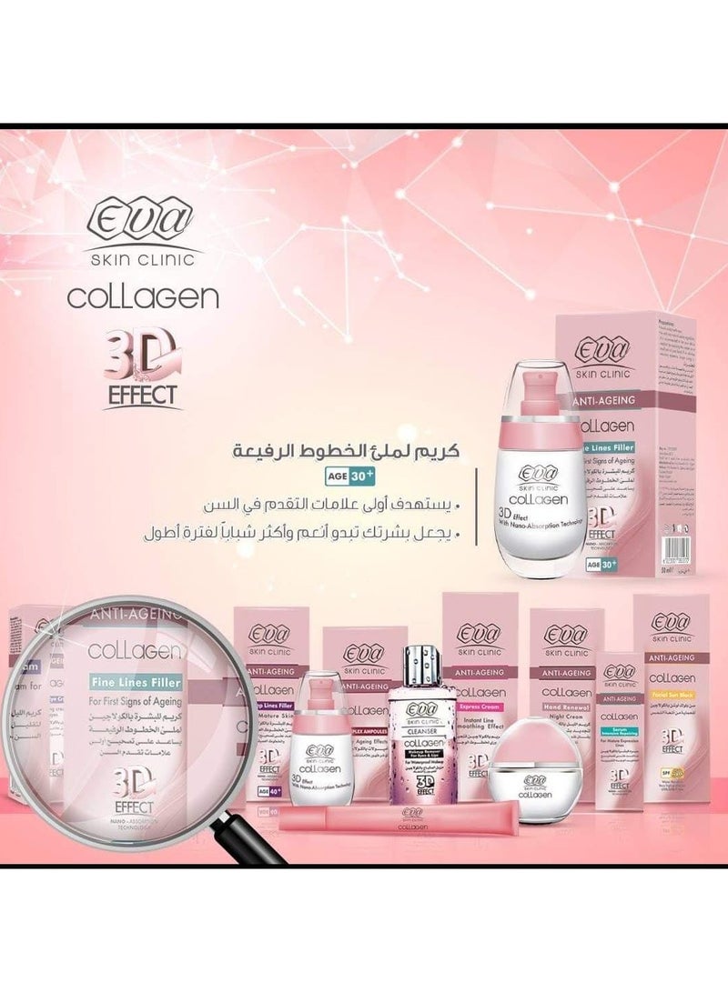 Eva Skin Clinic Cream Collagen Fine Lines Filler - 50 ml - Image 4