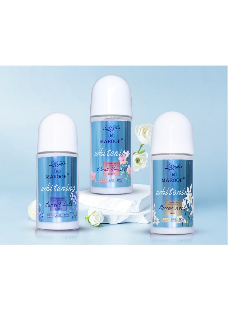 ماروف رول أون فاخر مضاد للتعرق 3×60 مل (180 مل) - Image 1