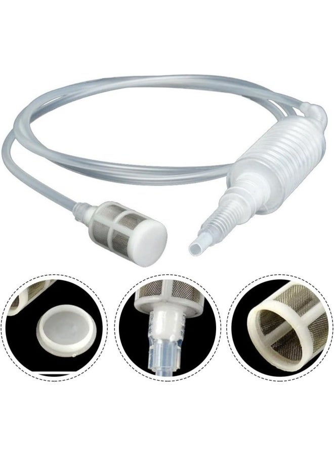 2pcs Liquid Transfer Pump Water Fuel Suction Tube Squeezing Gas Siphon Manual Pumping Petrol Syphon for Light Oils Gas Diesel Petrol Fish Tank - Image 2