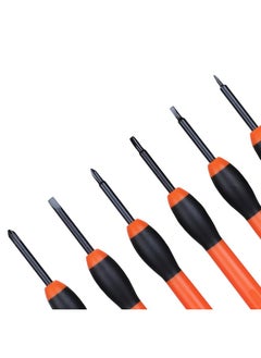Taparia Taparia PSFP-6 Precision Screw Driver Set, Orange & Black, 6 Pieces  - Image 3