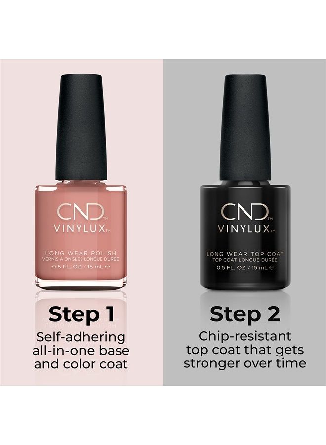 CND طلاء أظافر فينيلوك طويل الأمد بلون نود، بريق يشبه الجل ولون مقاوم للتقشير، 0.5 أونصة سائلة - Image 4