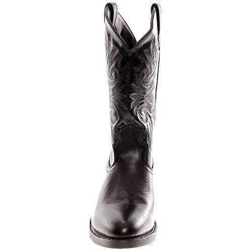 Laredo Mens Paris Round Toe Casual Boots Mid Calf - Black - Size 15 D_M - Image 5