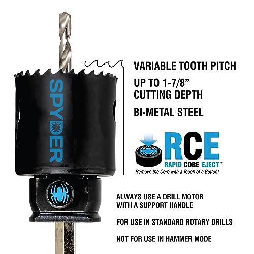 Spyder 600113 Rapid Core Eject Hole Saw, 6.625-Inch - Image 4