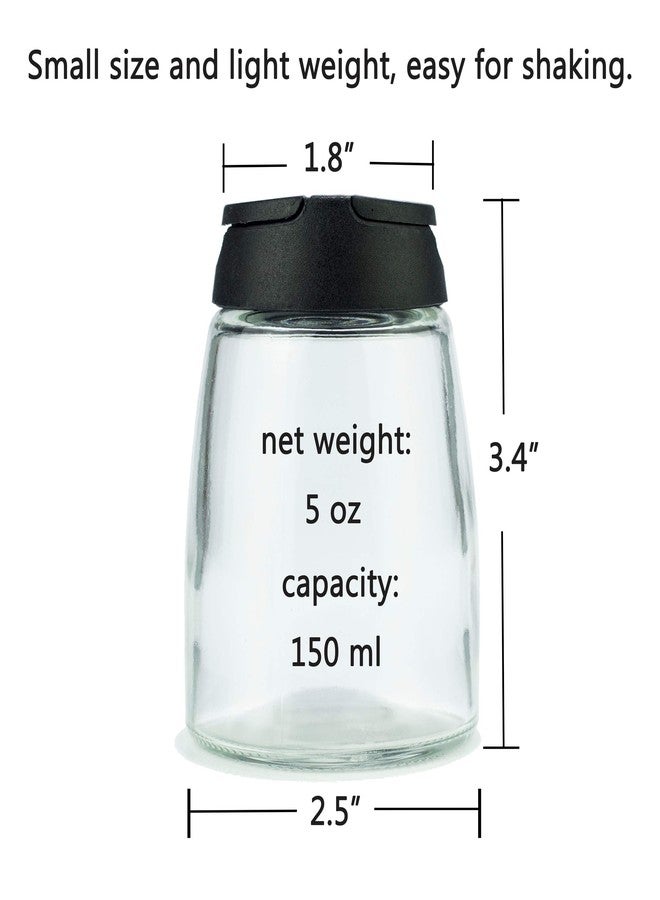MILEKE Salt and Pepper Shakers, Moisture-Proof Condiment holders 150ML, 2/pack - Image 3