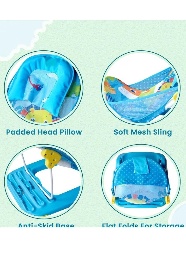 BABYCARA - 3-Position Deluxe Non-Slip Secure Foldable Bather For Newborn - Image 1