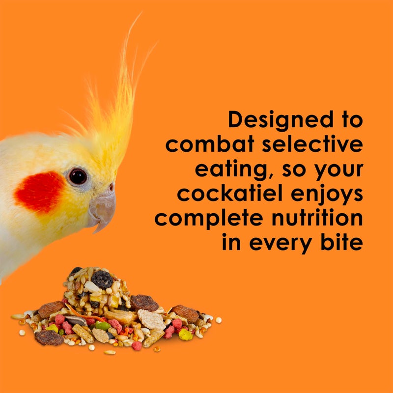 Kaytee Fiesta Cockatiel Food, Nutritious and Fun Blend, Supports Skin, Feather, Digestion, Brain and Heart Health, 2.5 pounds - Image 4