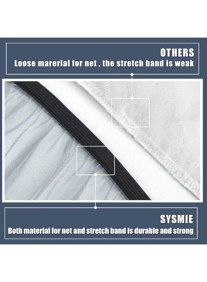 Sysmie Stroller Mosquito Net for Car Seats, Infant Stroller and Bassinets - Image 5