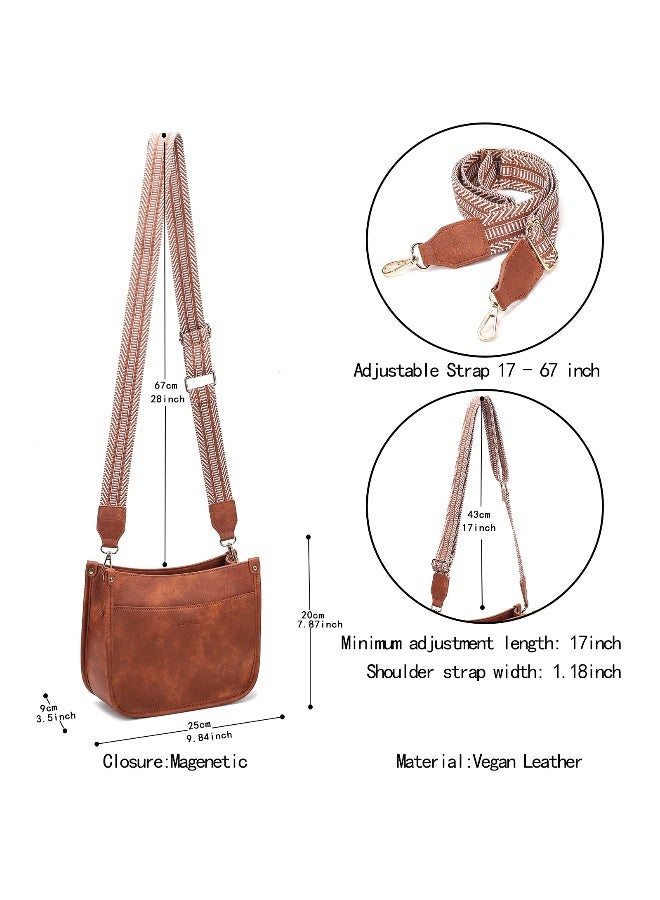 Vintage Tote Bags For Women Crossbody Bag Shoulder Handbag - Image 3