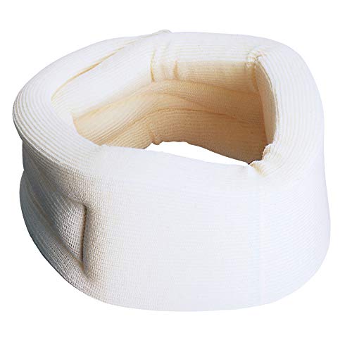 Carex Cervical Collar For Neck Pain - Neck Brace For Neck Pain Relief - Neck Collar After Whiplash or Injury, Made Of Soft Cotton - Image 1