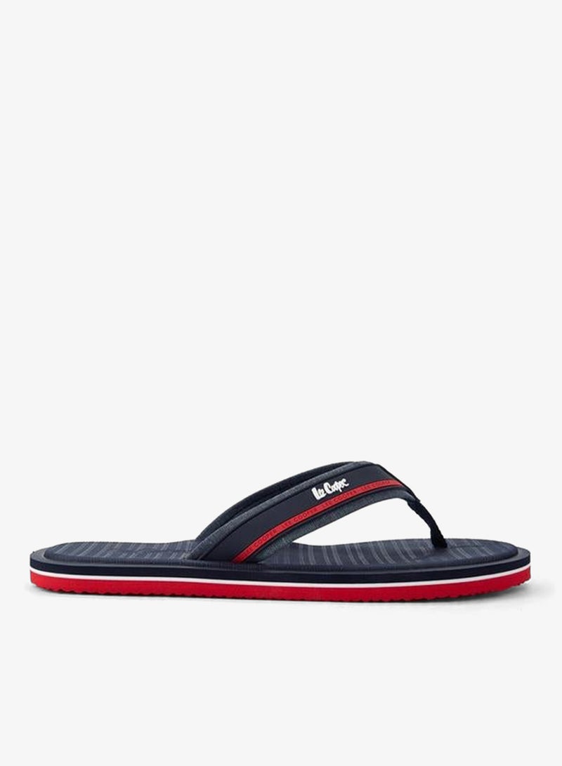 Lee Cooper Men Logo Detail Flip-Flops - Image 1