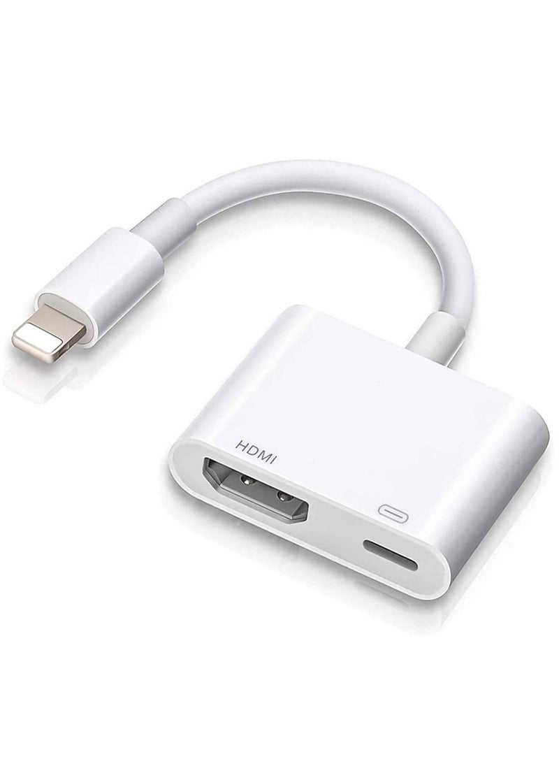 Generic Lightning to HDMI,Apple MFi Certified Lightning to Digital AV Adapter,1080P Audio & 4K Video HDMI Sync Screen Connector with Charging Port for iPhone 11/XS/XR/X/8 7  - Image 1