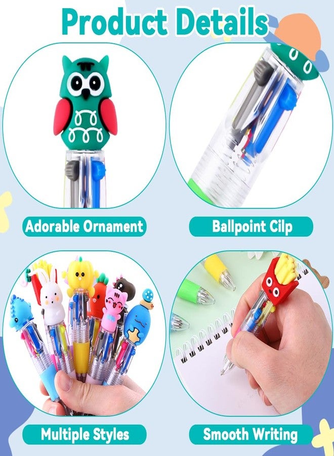 Vellibring 28PCS mini Multicolor Ballpoint Pens 4 Colors in 1 - Image 3