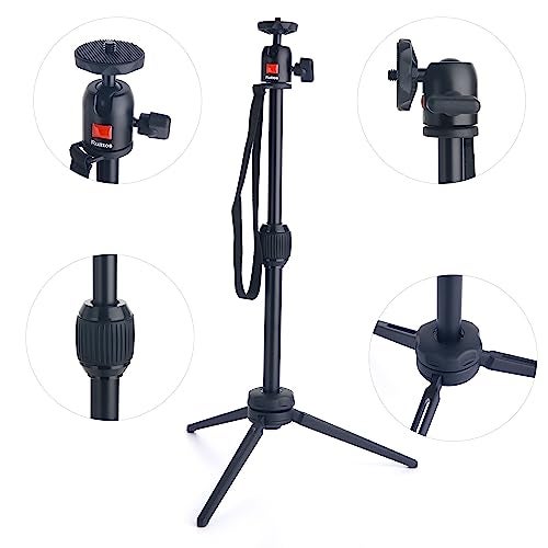 Ruittos Tripod Stand Compatible with Anker Nebula Capsule Series, Universal Mini Camera Tripod, Aluminum Alloy Portable Projector Stand for Capsule, Capsule Max, and Capsule II with Swivel Ball Head - Image 2