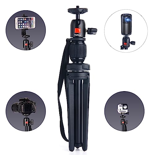 Ruittos Tripod Stand Compatible with Anker Nebula Capsule Series, Universal Mini Camera Tripod, Aluminum Alloy Portable Projector Stand for Capsule, Capsule Max, and Capsule II with Swivel Ball Head - Image 4