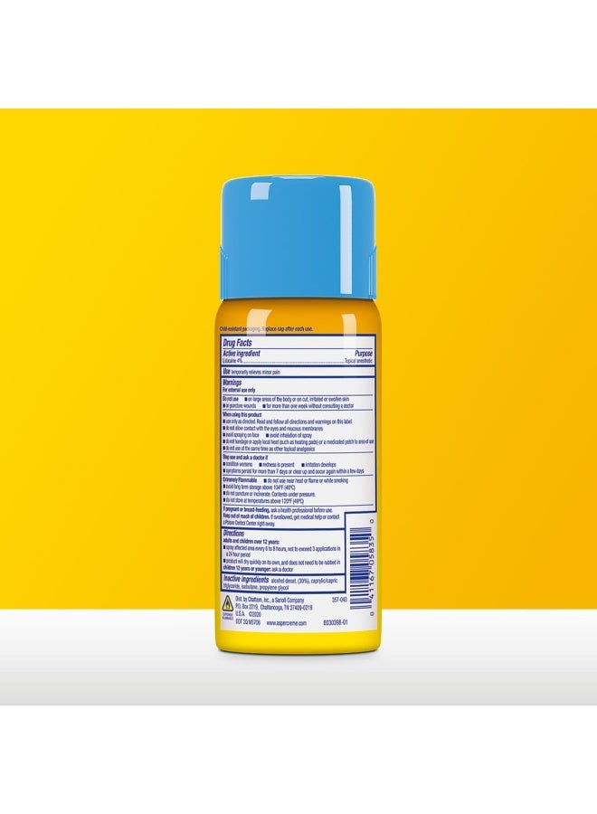 Aspercreme Odor Free Max Strength Lidocaine Pain Relief Dry Spray, 4 Ounces - Image 2