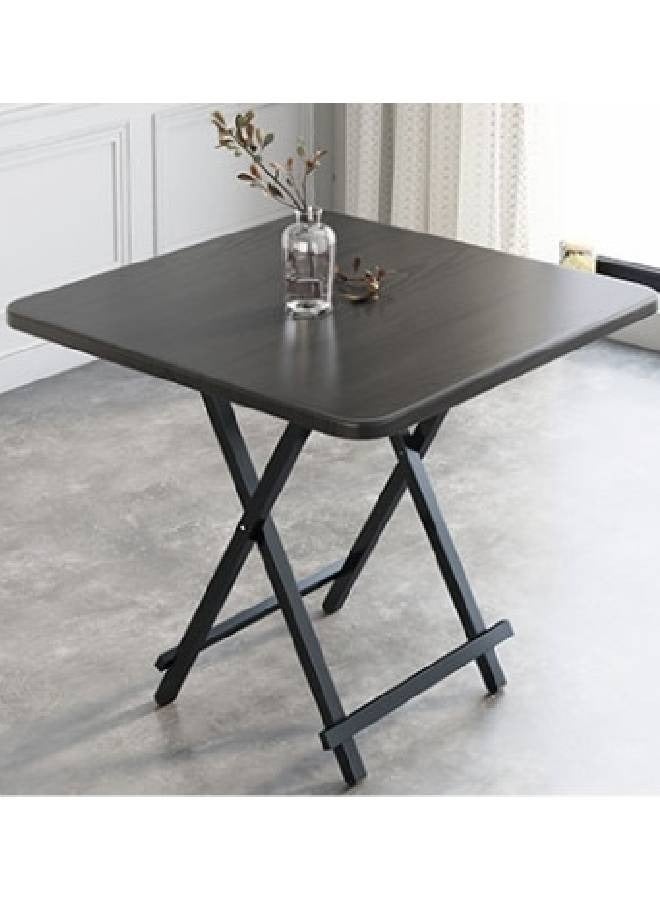 NKX Modern Folding Wooden Table with Metal Legs – Space-Saving and Stylish  - Image 1