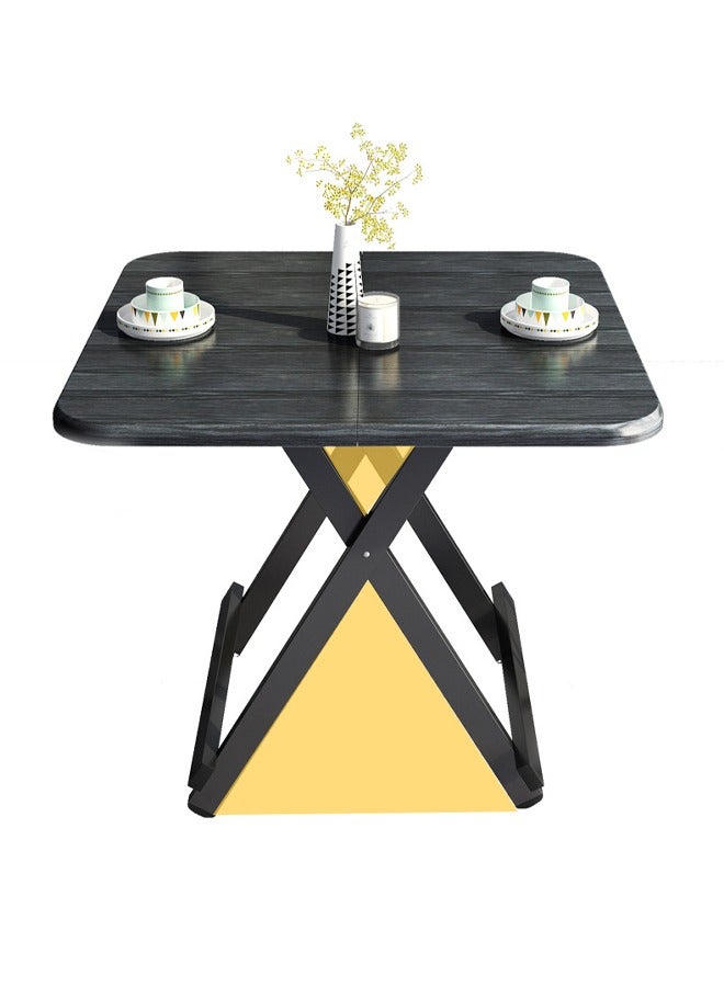 NKX Modern Folding Wooden Table with Metal Legs – Space-Saving and Stylish  - Image 4
