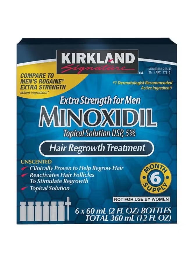 Kirkland Signature - 6-Piece Minoxidil Hair Regrowth Treatment - Image 1