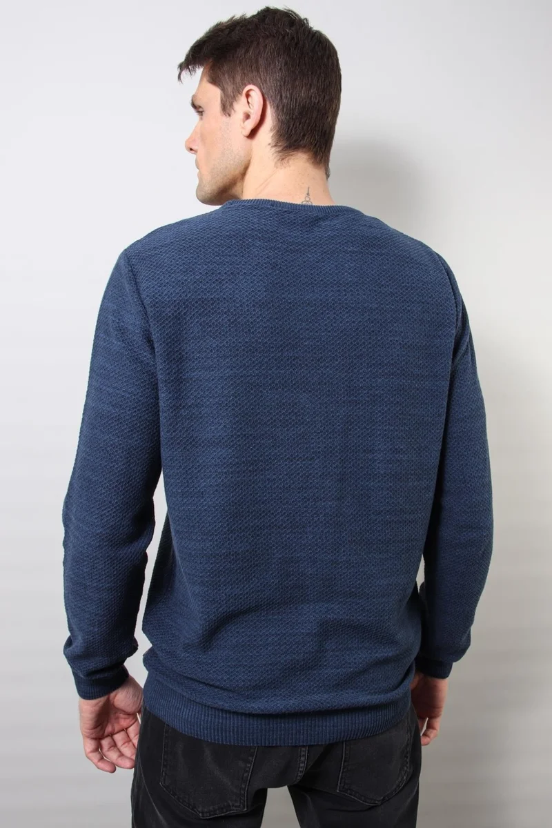 Alexander Gardi Honeycomb Knitted Crew Neck Sweater (E20-18803)