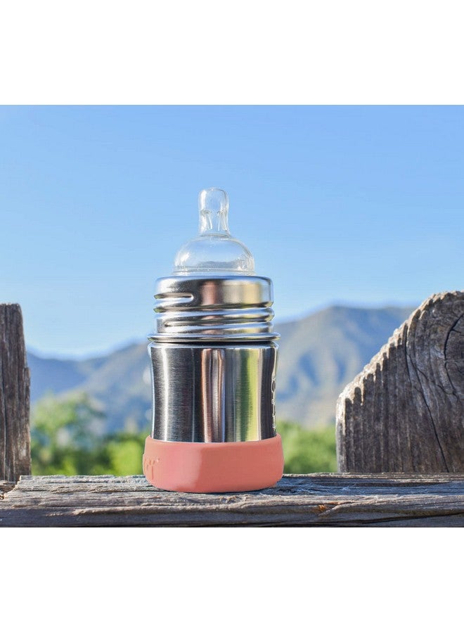 Pura Kiki Silicone Bottle Bumper Plasticfree Medicalgrade Protective Antislip Bottom Cover Compatible Wpura Stainless Bottles 5Oz 9Oz & 11Oz (Moss And Rose) - Image 4