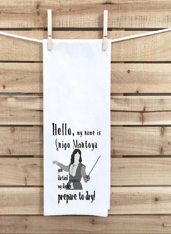 PXTIDY Prince Bride Movie Towel Hello My Name is 80s Movie Quote Fans Dish Tea Towel (Prepare to Dry) - Image 5