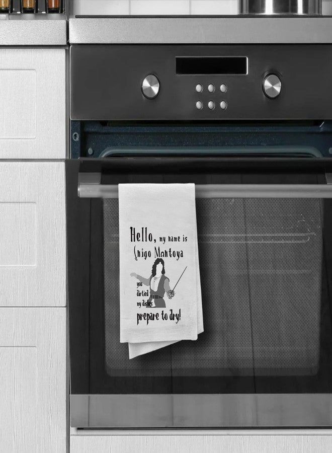 PXTIDY Prince Bride Movie Towel Hello My Name is 80s Movie Quote Fans Dish Tea Towel (Prepare to Dry) - Image 3
