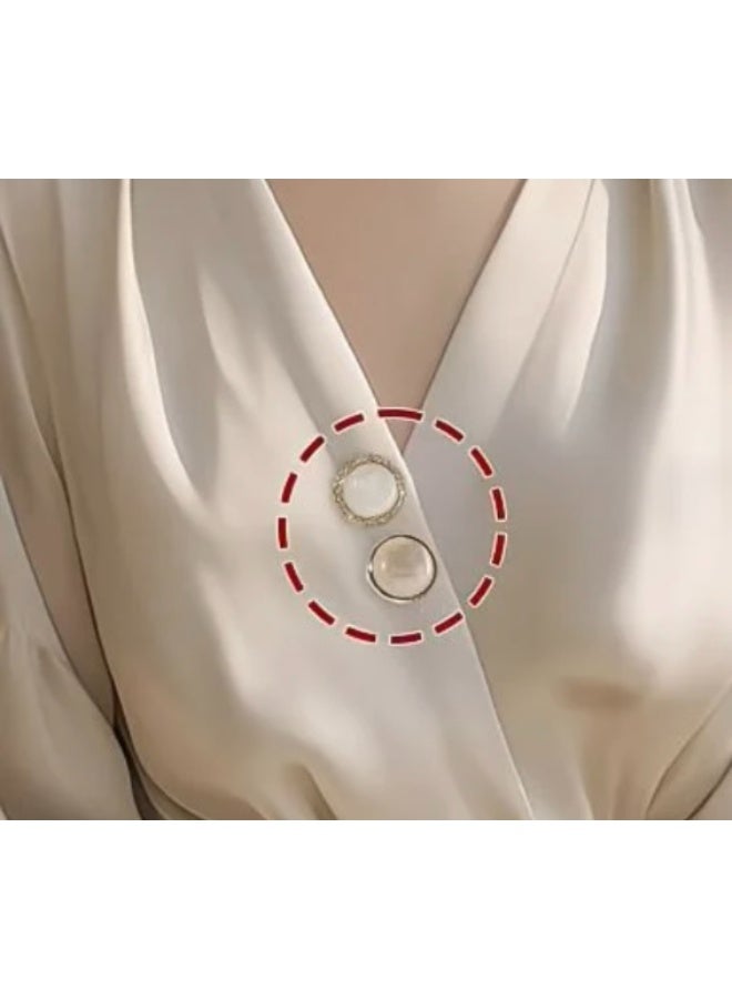 جاياتو دبابيس حجاب مغناطيسية قوية، 8 قطع مغناطيس حجاب قوي متعدد الاستخدامات، دبابيس مغناطيسية للحجاب بدون دبابيس، وشاح دبابيس مغناطيسية ملونة، مشبك بروش دبوس مغناطيسي بدون عقبة للملابس والأوشحة (غير لامع) - Image 4