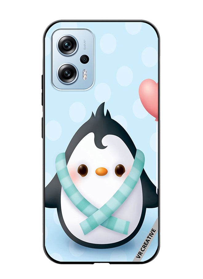 VR CREATIVE Protective Case Cover For Xiaomi Poco X4 GT Baby Penguin Design Multicolour  - Image 1