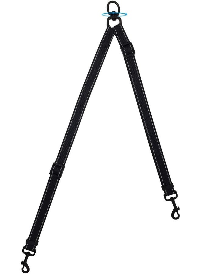 Mumoo Bear Dog Leash Coupler No Tangle Double Dog Dual Adjustable Splitter Lead Trainer Leash For Two Dogs - Image 1