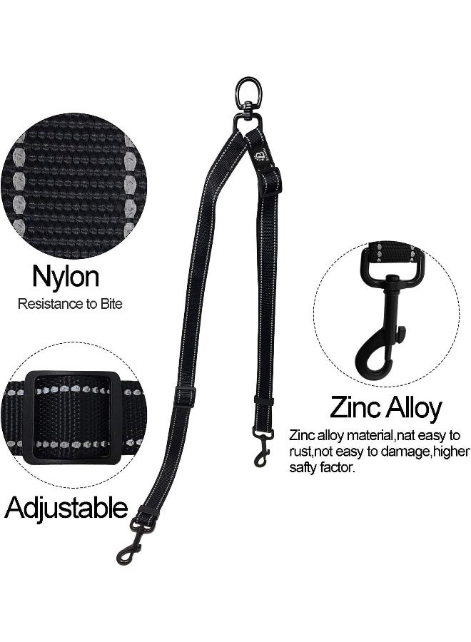 Mumoo Bear Dog Leash Coupler No Tangle Double Dog Dual Adjustable Splitter Lead Trainer Leash For Two Dogs - Image 2