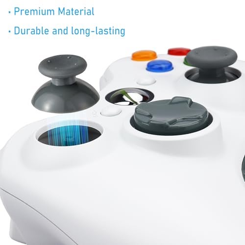 Ikpek 8 Pcs Replacement Thumbsticks for Xbox 360 Controller, Plastic Thumb Stick Joystick Grip Replacement for Xbox 360 Controller Accessories - Image 3
