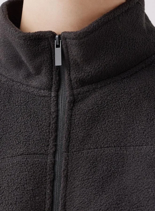 Splash FAV Men's Regular Fit Fleece Zip Closure Jacket