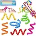 Fasray 30 Pcs Fidget Toys Bulk for Kids Sensory Sticks Quiet Fidgets for Students Teacher Easter Basket Stuffers for Classroom Party Favors Prize Box Rewards Silicone Textured Fidget Sticks for Anxiety - Image 2