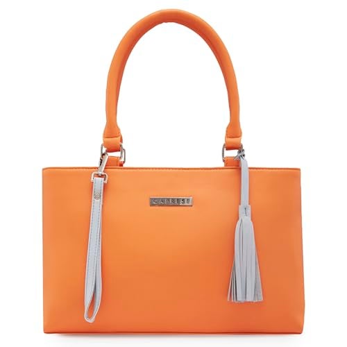 Caprese Shally Women's Satchel (Orange) - Image 1