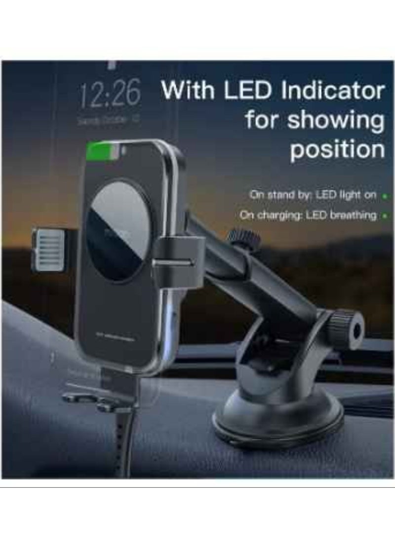 Yesido 15w Wireless Fast Charging Smart Recognition Wireless Phone Holder - Image 2