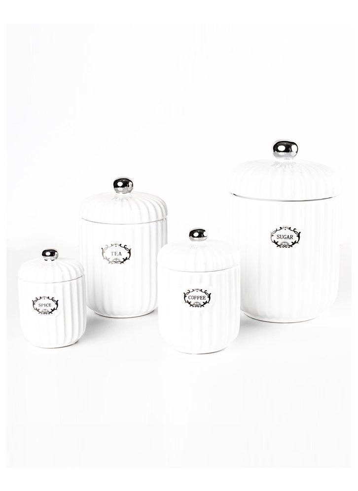Generic - Spice and condiment storage container set with lids for safe use. - Image 1