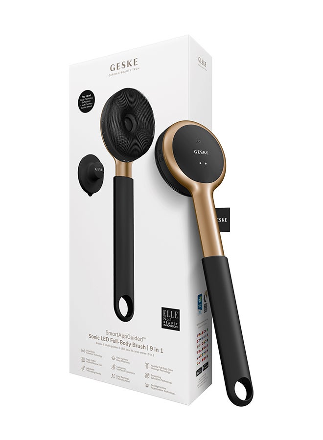 جيسكي فرشاة جيسكي سونيك  لكامل الجسم | جهاز تنظيف ذكي للجسم بـ  وظائف مع فرشاة سيليكون وعلاج الضوء الأحمر لمكافحة الشيخوخة - يقلل التجاعيد، ينعم ويخفف حب الشباب في الظهر - رمادي - Image 1